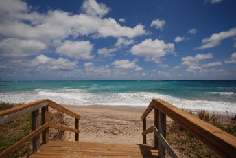 Картинка природа побережье берег лестница