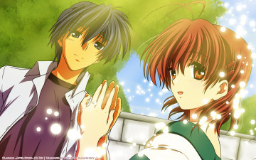 Картинка аниме clannad девушки