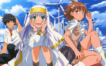 Картинка аниме toaru majutsu no index девушки