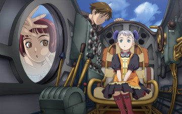 Картинка last exile аниме alvis hamilton claus valca lavie head