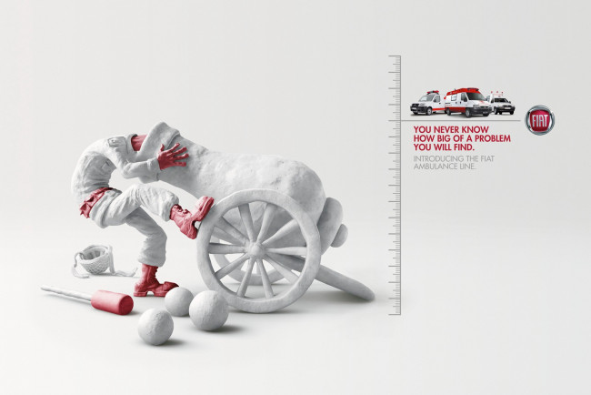 Обои картинки фото бренды, авто, мото, unknown, каска, пушка, скорая, фиат