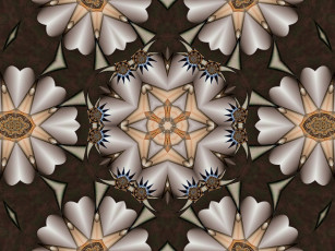 Картинка 3д графика fractal фракталы цвета узор фон