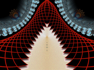 Картинка 3д графика fractal фракталы фон цвета узор