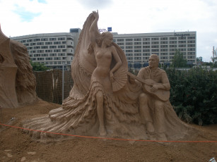 Картинка разное фигуры из песка льда снега песок