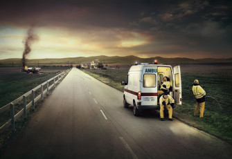 Картинка юмор приколы врачи авария скорая дорога