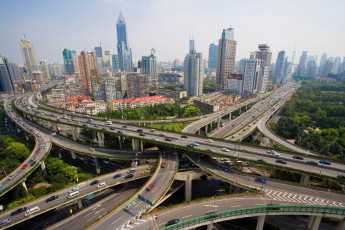 Картинка города шанхай китай