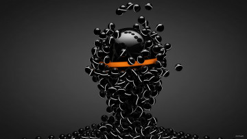 Картинка 3д графика другое шары