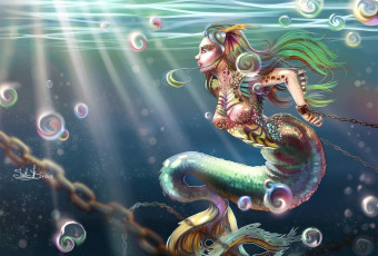 Картинка фэнтези русалки сирена