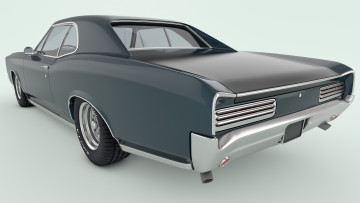 Картинка автомобили 3д pontiac 1966