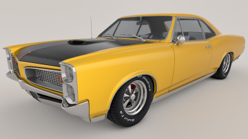 Картинка автомобили 3д pontiac 1966