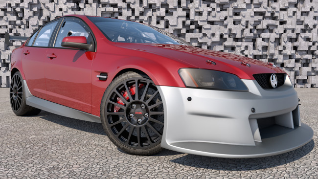 Обои картинки фото автомобили, 3д, стена, автомобиль