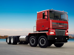 Картинка автомобили kenworth красный k500