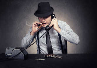 Картинка мужчины -+unsort сигара парень пистолет телефон guy cigar gun