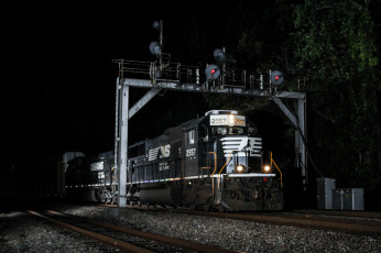 Картинка техника поезда локомотив рельсы дорога железная состав