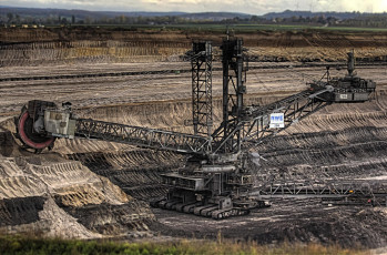 Картинка техника экскаваторы карьер экскаватор шагающий