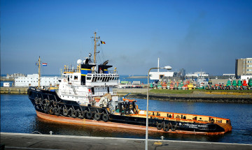 Картинка president+hubert корабли баркасы+ +буксиры буксир морской гавань