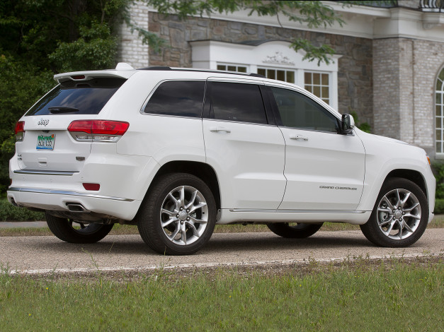 Обои картинки фото автомобили, jeep, светлый, wk2, california, grand, 2015г, summit, cherokee