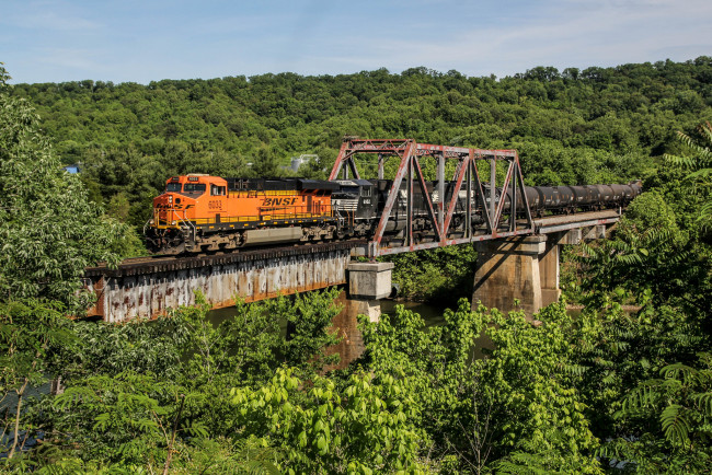 Обои картинки фото техника, поезда, состав, рельсы, дорога, железная, локомотив