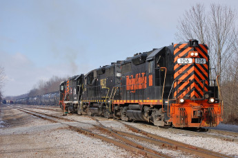 Картинка техника локомотивы локомотив рельсы дорога железная