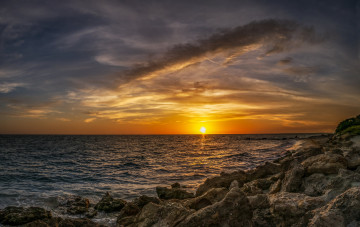 Картинка природа восходы закаты закат океан