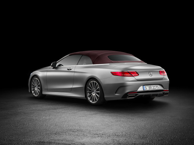 Обои картинки фото автомобили, mercedes-benz, a217, line, amg, 2015г, cabriolet, s, 500