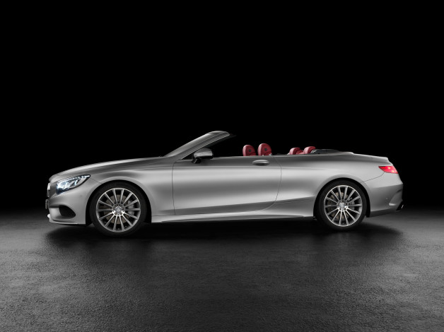 Обои картинки фото автомобили, mercedes-benz, s, 500, line, a217, 2015г, amg, cabriolet