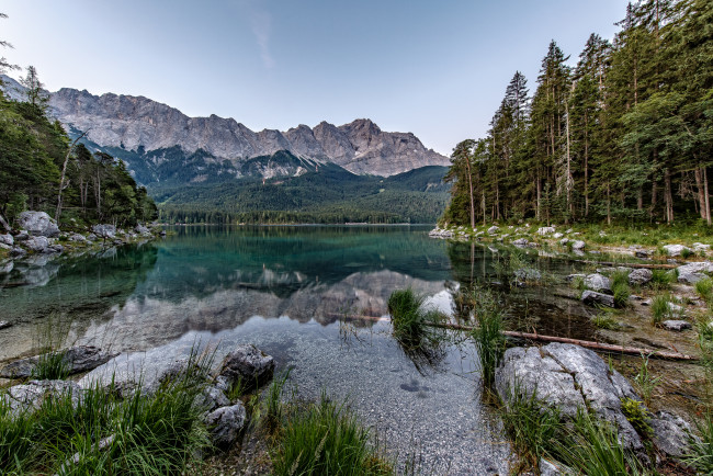 Обои картинки фото природа, реки, озера, река, лес, горы