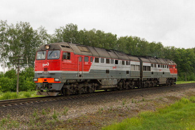 Обои картинки фото техника, локомотивы, локомотив, рельсы, дорога, железная