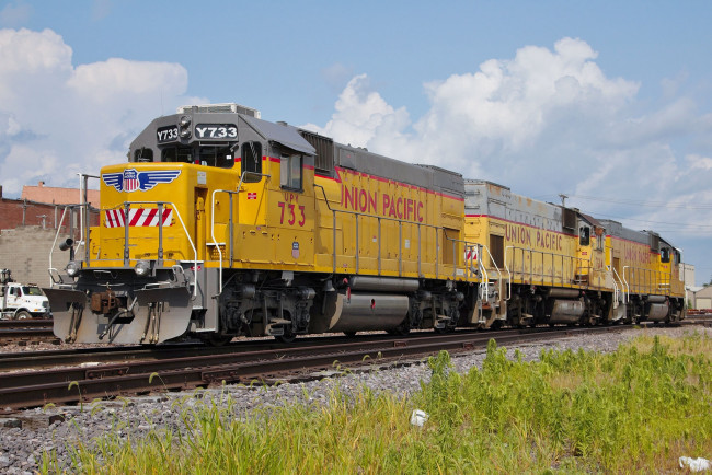 Обои картинки фото техника, локомотивы, локомотив, железная, рельсы, дорога