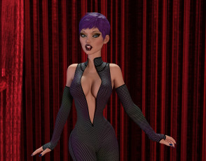 Картинка 3д+графика люди+ people фон взгляд девушка