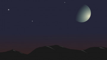 Картинка космос арт планета вселенная