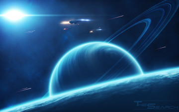 Картинка космос арт планеты вселенная галактика