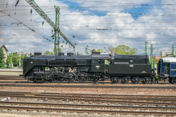 Картинка техника паровозы паровоз рельсы