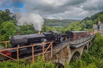 Картинка техника паровозы паровоз рельсы