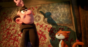 Картинка мультфильмы smurfs +the+lost+village мультфильм 3 персонажи роль кадр смурфы