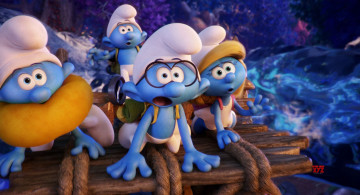 Картинка мультфильмы smurfs +the+lost+village персонажи роль кадр смурфы мультфильм 3