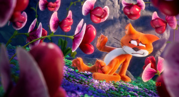 обоя мультфильмы, smurfs,  the lost village, персонажи, роль, кадр, смурфы, мультфильм, 3