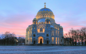 Картинка города -+католические+соборы +костелы +аббатства кронштадт морской никольский собор россия