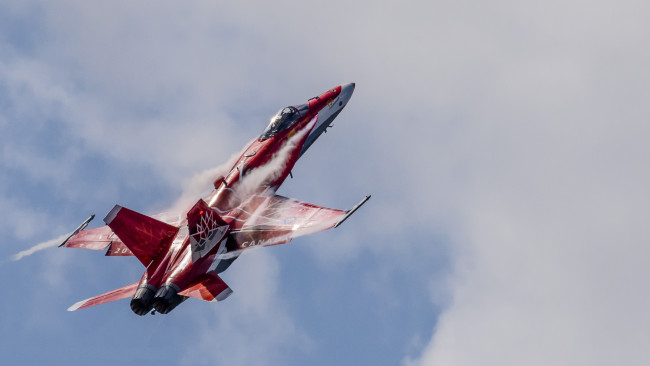 Обои картинки фото cf-18 tac demo, авиация, боевые самолёты, истребитель