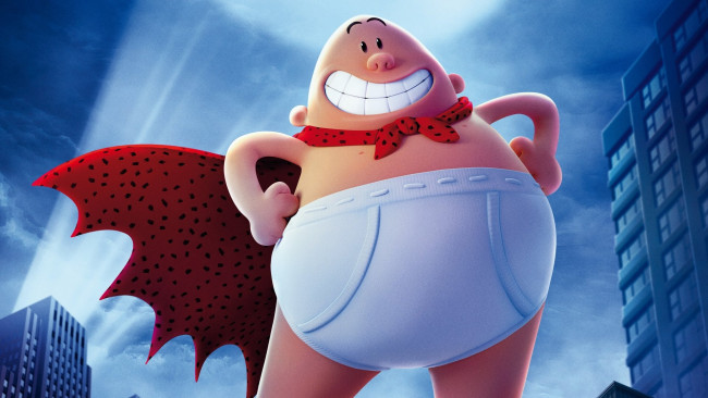 Обои картинки фото мультфильмы, captain underpants, captain, underpants