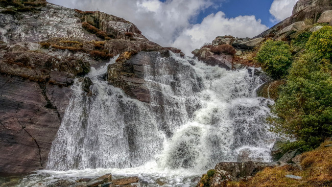 Обои картинки фото природа, водопады, простор