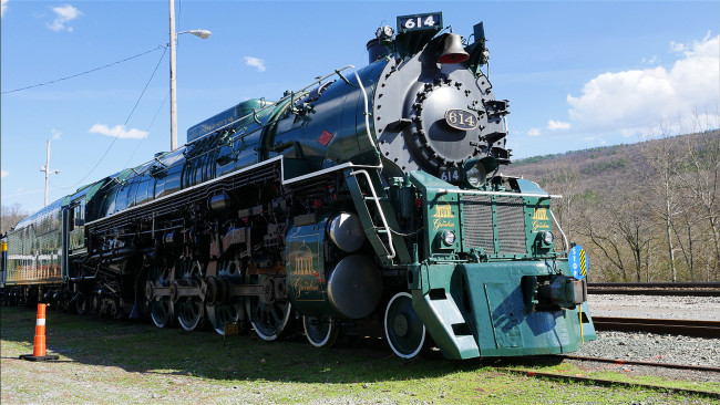 Обои картинки фото техника, паровозы, рельсы, паровоз