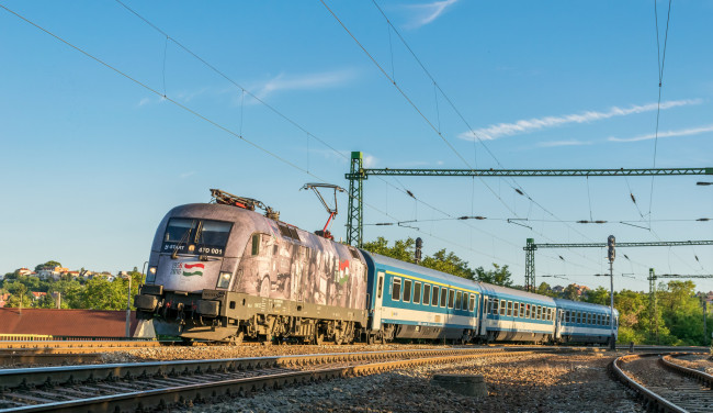 Обои картинки фото техника, электровозы, состав, локомотив