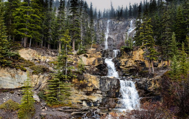 Обои картинки фото природа, водопады, простор