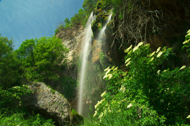 Обои картинки фото природа, водопады, простор