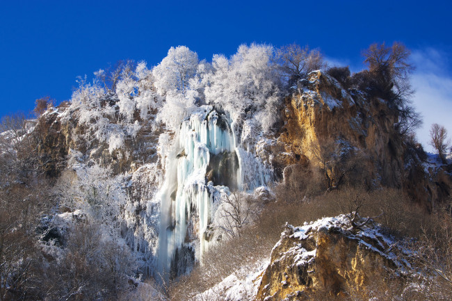 Обои картинки фото природа, зима, простор