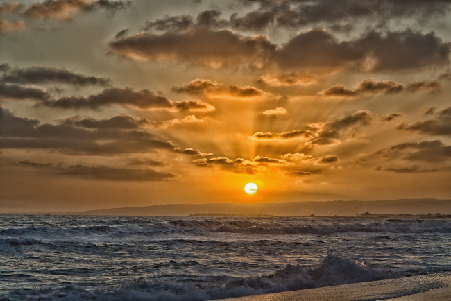 Обои картинки фото природа, восходы, закаты, простор