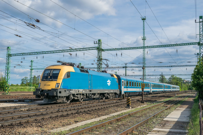 Обои картинки фото техника, электровозы, состав, локомотив