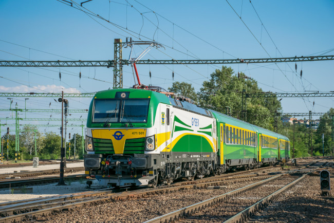 Обои картинки фото техника, электровозы, состав, локомотив