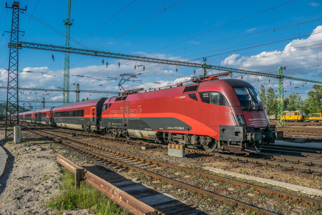 Обои картинки фото техника, электровозы, состав, локомотив